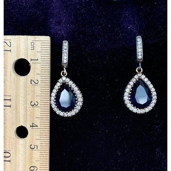 925 Sterling Silver Turkish Vintage Earrings for Women, NEW, Antique, Handmade - Picture 3 of 4